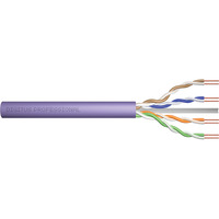Digitus Professional Cat.6 U/UTP Verlegekabel simplex, Dca violett, 500 Meter Trommel