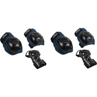 HUDORA Biomechanisches Protektoren Set Comfort blau/schwarz, Größe M