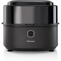 Hisense Heißluftfritteuse HAF1350DR schwarz, 1.350 Watt, Korb 6,7 Liter, mit Sichtfenster