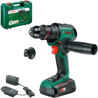 Bosch Heimwerken & Garten Akku-Bohrschrauber AdvancedDrill 18V-80 QuickSnap grün/schwarz, Li-Ionen Akku 2,5Ah, Koffer, POWER FOR ALL ALLIANCE