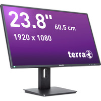 TERRA 2456W PV V4, LED-Monitor 60.5 cm (23.8 Zoll), schwarz (matt), FullHD, IPS, HDMI, DP, USB-C, Lautsprecher