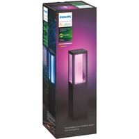 Philips HUE White & Color Ambiance Impress Outdoor Sockelleuchte, LED-Leuchte schwarz