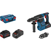 Bosch Akku-Bohrhammer GBH 18V-26 F Professional, 18Volt blau/schwarz, 2x Akku ProCORE18V 5,5Ah, L-BOXX