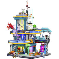 Lumibricks Cyberpunk Neoncity - Apartment, Konstruktionsspielzeug