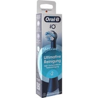 Oral-B Oral-B iO Ultimative Reinigung 2er, Aufsteckbürste schwarz, Überlegene Plaque-Entfernung