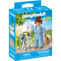 PLAYMOBIL 71736 My Life Managerin mit Dalmatiner, Konstruktionsspielzeug 