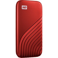 WD My Passport SSD 2 TB, Externe SSD rot, USB-C 3.2 Gen 2 (10 Gbit/s)