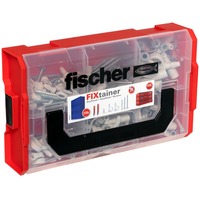 fischer FixTainer DuoPower + EasyHook + Schraube TX, Dübel weiß, 228-teilig, mit EasyHook Haken