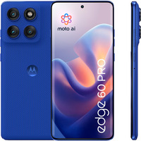 Motorola edge 60 Pro 512GB, Handy Dazzling Blue, Android, 12 GB LPDDR5X