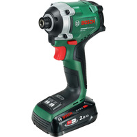 Bosch Heimwerken & Garten Akku-Schlagschrauber UniversalImpactDrive 18V-210 grün, Li-Ionen Akku 2,0Ah, Koffer, POWER FOR ALL ALLIANCE