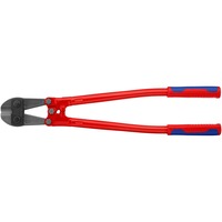 KNIPEX Bolzenschneider 71 72 610, Schneid-Zange rot/blau, Länge 610mm, 12-fach einstellbar, mit Dämpfer