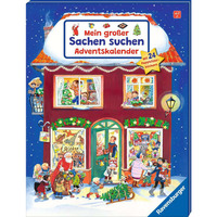 Ravensburger Mein großer Sachen suchen Adventskalender, Lernbuch 