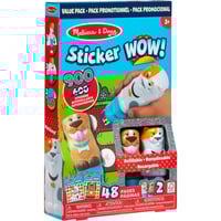 Spin Master Melissa & Doug - Sticker WOW! Sticker-Stempelset 2er-Pack Tiere, Basteln 