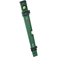 Bosch Heimwerken & Garten DIY Wasserwaage 60cm, mit Markierschieber grün, mit V-Nut und flachgefrästem Boden