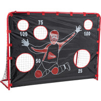 HUDORA Floorballtor mit Torwand, Hockeytor rot