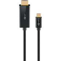 goobay USB Adapterkabel, USB-C Stecker > HDMI Stecker, 4K / 60Hz schwarz, 2 Meter