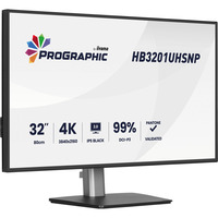 iiyama ProGraphic HB3201UHSNP-B1, LED-Monitor 80 cm (31.5 Zoll), schwarz (matt), UltraHD/4K, IPS, HDMI, DP, USB-C, USB-Hub