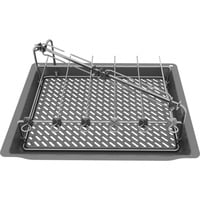 Bosch Home AirFry & Grillset HEZ635001, Backblech anthrazit, emailliert