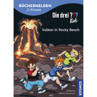 KOSMOS Die drei ??? Kids, Bücherhelden 2. Klasse Vulkan, Buch Klappenbroschur