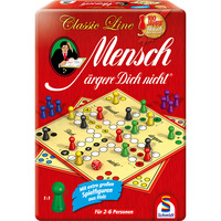 Schmidt Spiele Classic Line: Mensch ärgere Dich nicht in Metalldose, Brettspiel