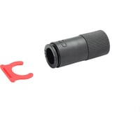 Alphacool ES Schnellverschlusskupplung G1/4 IG PushIn Female, Verbindung schwarz