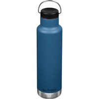 Klean Kanteen Trinkflasche Classic VI vakuumisoliert, 592ml dunkelblau, mit schwarzer Loop Cap