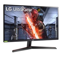 LG UltraGear 27GN800P-B, Gaming-Monitor 68.5 cm (27 Zoll), schwarz/rot, QHD, IPS, HDMI, DisplayPort, G-Sync kompatibel, AMD Free-Sync Premium, 144Hz Panel