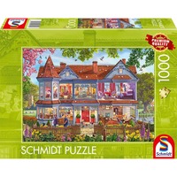 Schmidt Spiele Haus im Frühling, Puzzle 1000 Teile