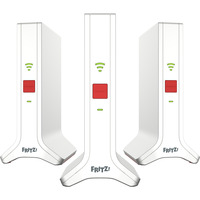 AVM FRITZ!Mesh Set 4200 3er-Set, Repeater weiß/rot, 3x  FRITZ!Repeater 3000 AX