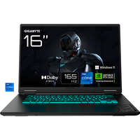 GIGABYTE GAMING A16 CWHI3DEC94SH, Gaming-Notebook grau, Intel® Core™ i7-13620H, NVIDIA GeForce RTX 5070, 16 GB DDR5, 1 TB (1 TB SSD), Windows 11 Home