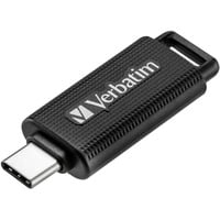 Verbatim Store 'n' Go USB-C 128 GB, USB-Stick schwarz/grau, USB-C 3.2 Gen1