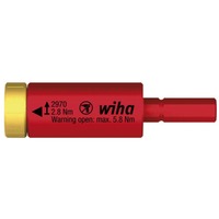 Wiha Drehmoment easyTorque Adapter electric 1,2 Nm rot/gelb, für slimBits und slimVario Halter