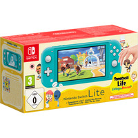 Nintendo Switch Lite + Tomodachi Life: Wo Träume wahr werden, Spielkonsole türkis