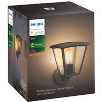 Philips HUE White Inara Outdoor Wandleuchte, LED-Leuchte schwarz