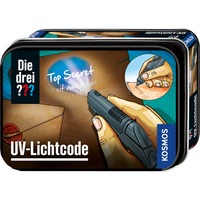 KOSMOS Die drei ??? UV-Lichtcode, Detektiv-Sets Metalldose