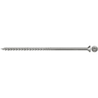 fischer Spanplattenschraube PowerFast 6,0x160 Senkkopf TX 100 Stück, mit Teilgewinde, Edelstahl A4