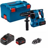 Bosch Professional Akku-Bohrhammer GBH 18V-28 CF Professional, 18Volt blau/schwarz, 2x Akku ProCORE18V 8,0Ah, Bluetooth, in L-BOXX