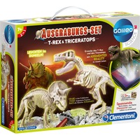 Clementoni Ausgrabungs-Set T-Rex & Triceratops, Experimentierkasten 