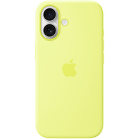 Apple Silikon Case mit MagSafe, Handyhülle neon-gelb, iPhone 17