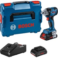 Bosch Professional Akku-Schlagschrauber GDS 18V-330 HC Professional, 18Volt blau/schwarz, 2x Li-Ion Akku ProCORE18V 4,0Ah, Bluetooth Modul, in L-BOXX