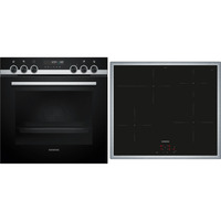 Siemens PQ521IB02, Herdset schwarz/silber