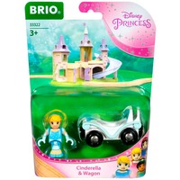 BRIO Disney Princess Cinderella mit Waggon, Spielfahrzeug 