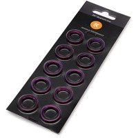 EKWB EK-Quantum Torque Color Ring 10-Pack STC 10/16 - Purple, Verbindung lila, 10 Stück