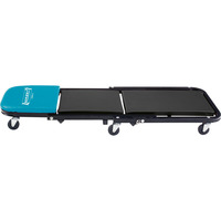 Hazet Roll-Liege (195N-3) schwarz/blau, Rollliege und Arbeitssitz in „Einem“, bis 150Kg