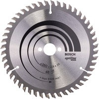 Bosch Professional PRO Wood Kreissägeblatt, Ø 160mm, 48Z Bohrung 20mm, für Handkreissägen
