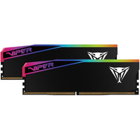 Patriot DIMM 32 GB DDR5-6000 (2x 16 GB) Dual-Kit, Arbeitsspeicher schwarz, VEUR532G6028K, Viper Elite 5 Ultra RGB, INTEL XMP, AMD EXPO