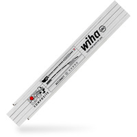 Wiha Gliedermaßstab Longlife Plus Composite, 2 Meter, Messlatte weiß
