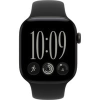 Apple Watch Series 12, Smartwatch schwarz, Aluminium, 42 mm, Sportarmband schwarz S/M, Cellular