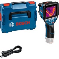 Bosch Professional Akku-Wärmebildkamera GTC 600 C Professional, 12Volt, Thermodetektor blau/schwarz, ohne Akku und Ladegerät, L-BOXX