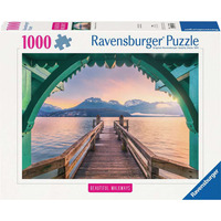 Ravensburger Puzzle Beautiful Walkways - Romantischer Steg am Lac d'Annecy 1000 Teile